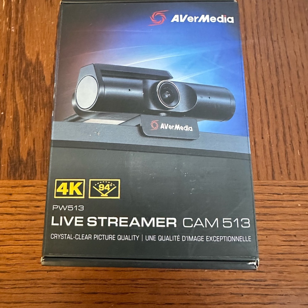 PW513 4K Webcam - Black